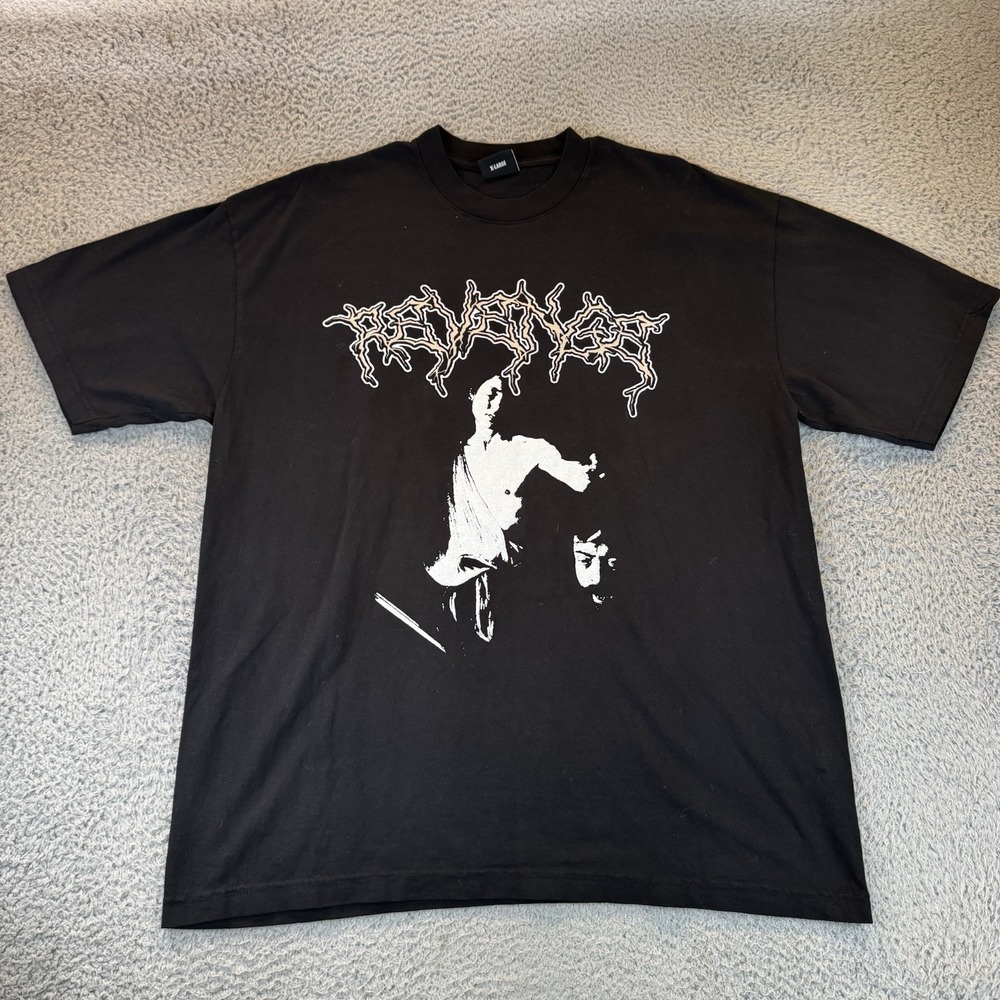 Revenge XXXTentacion Nine Months Black T-Shirt Sz Xl Hip Hop Rap Grunge Goth